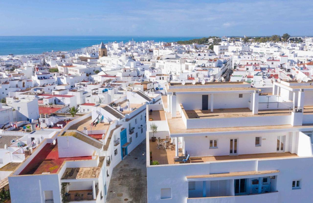 Terraza Trafalgar Apartamento Tipo Penthouse Con Enorme Terraza Y Vistas Al Mar Conil De La Frontera Exterior photo